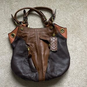OrYANY Brown Leather Women's Bag